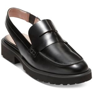 COLE HAAN Women's Geneva Slingback Mule, NEW, Black Leather, Size 10